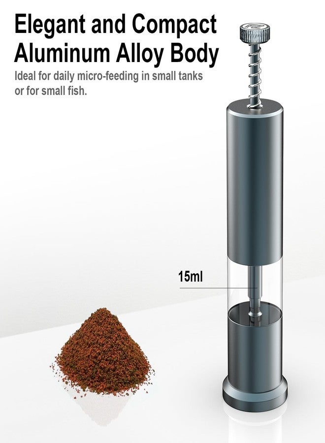 FZONE Aquarium Fish Feeder, Press-to-Feed Fish Food Dispenser for Aquariums - Image 3